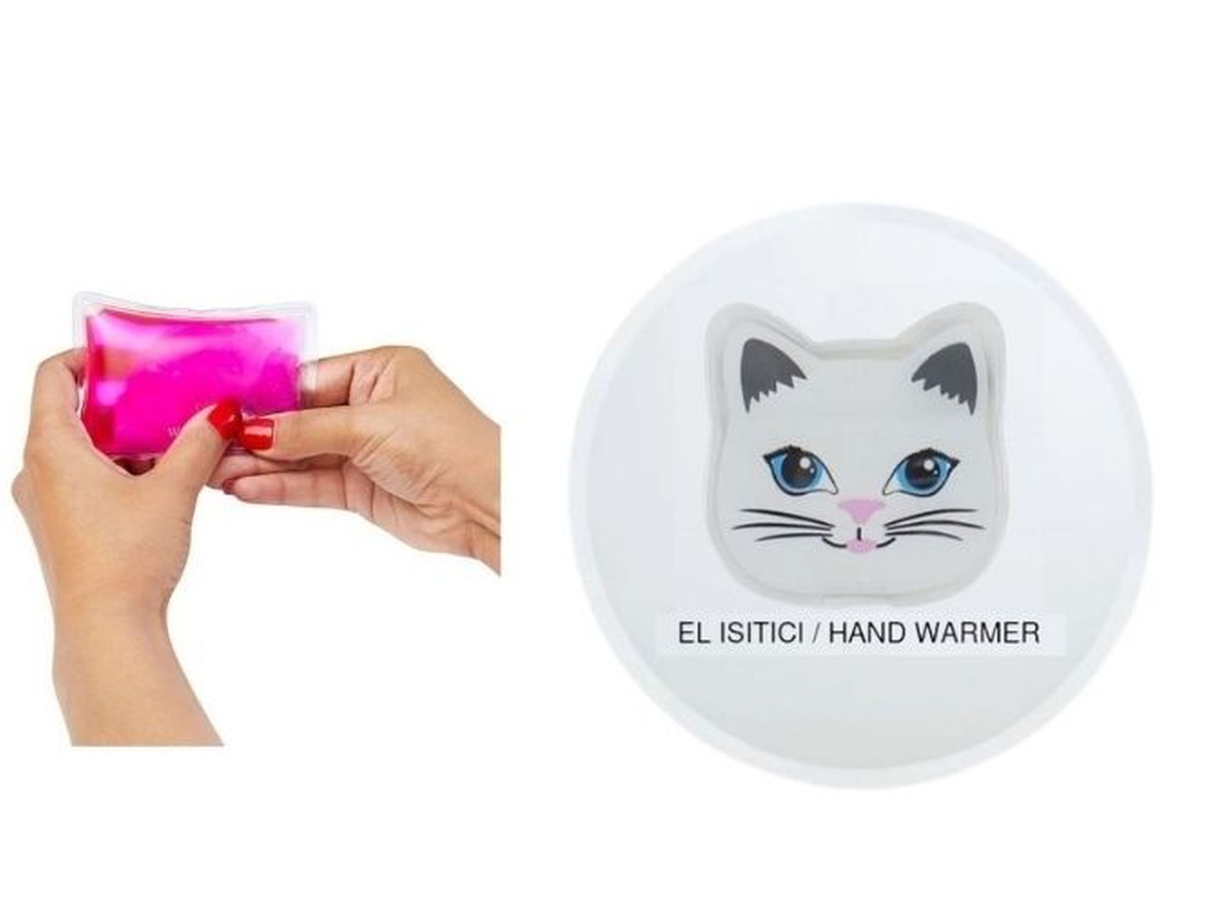 Kedi Cep Sobası,El Isıtıcı,Sıcak Su Torbası Pvc  9Cm