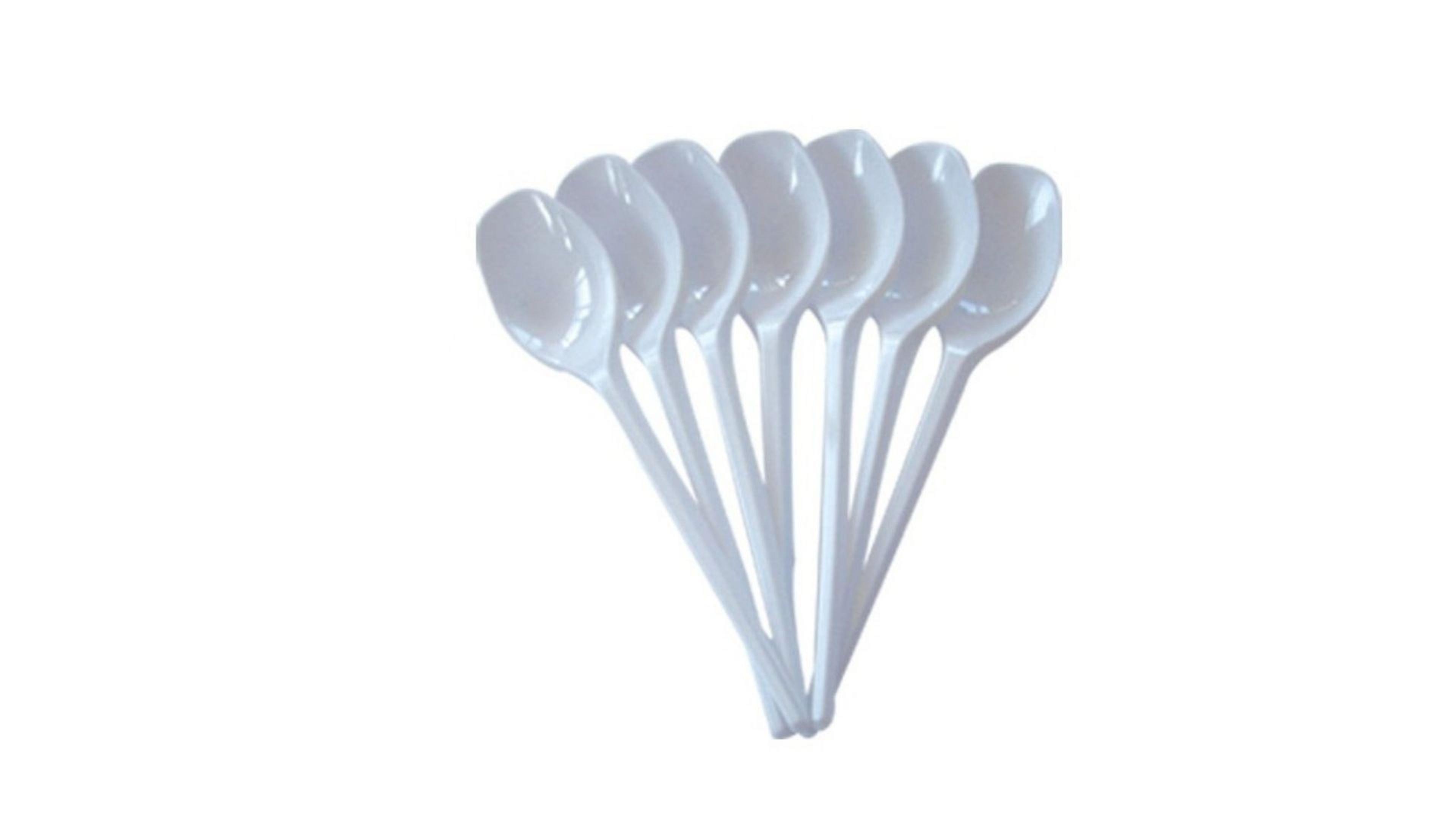 Plastik Kaşık 20 Adet 16Cm Tekrar Kullanılabilir Parti,Düğün Yemek Kaşık