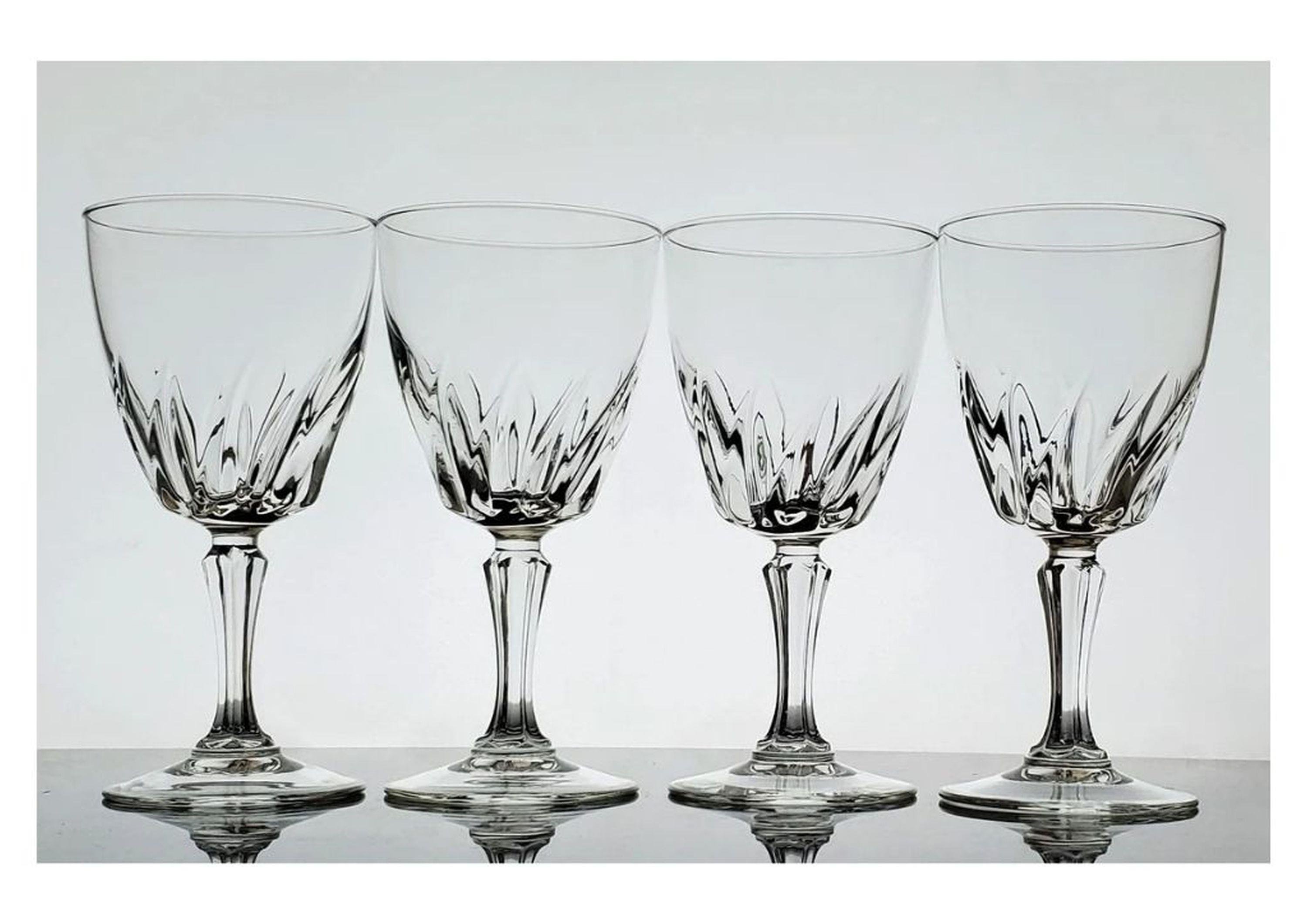 Cam Kadeh,Şarap,Şampanya Bardak Seti 4 Adet 7X7X15Cm