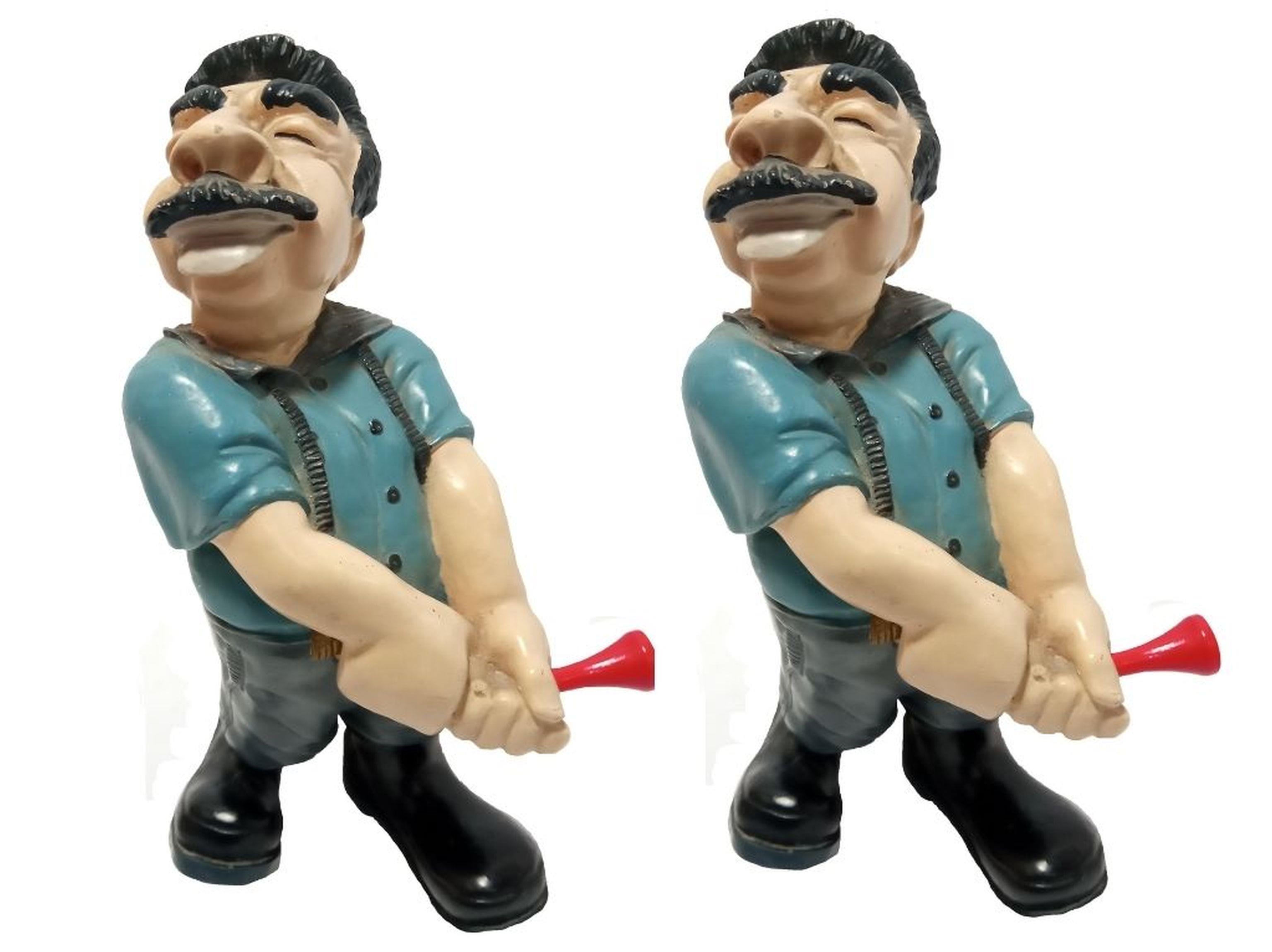 Golf Oynayan Adam Set , El Yapımı Biblo,Dekoratif Figür,Hediyelik Eşya 18Cm