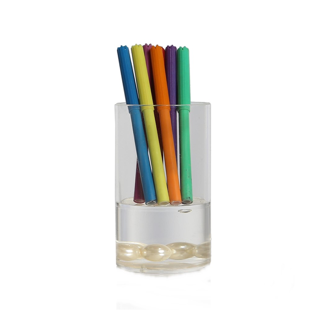 Kalemlik Su İçinde İncili Model Ofis Gereci 7x7x13cm 300ml