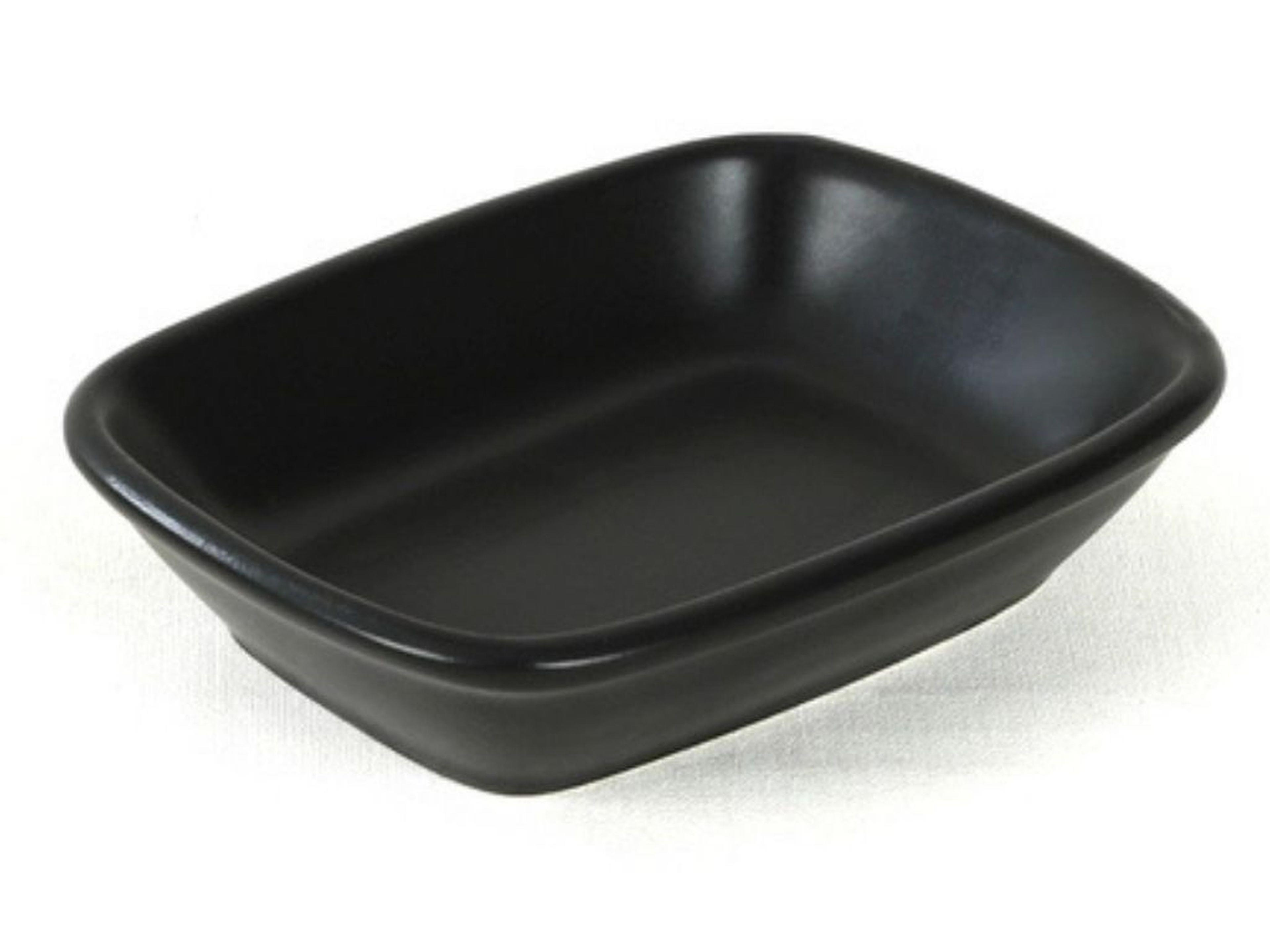 Seramik Sabunluk Siyah Renkli 11,5X8,5X3Cm