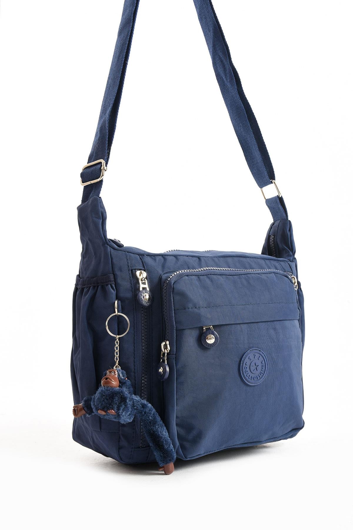 Çapraz Askılı Ultra Hafif Çok Cepli Bayan Omuz Çantası Laci (Model: 571-6M) 