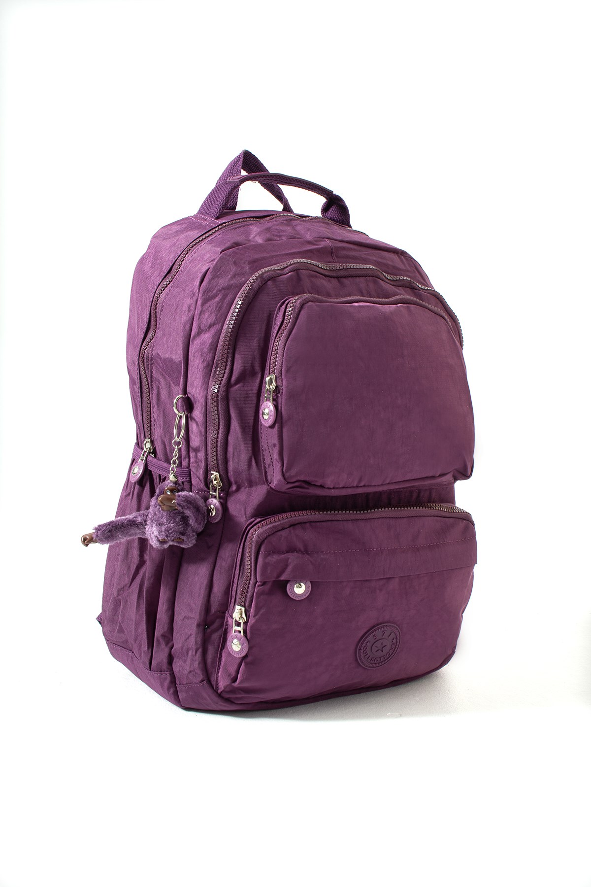 Ultra Hafif Çok Cepli Su Geçirmez Sırt Çantası Unisex Mor (Model: 571-2H)