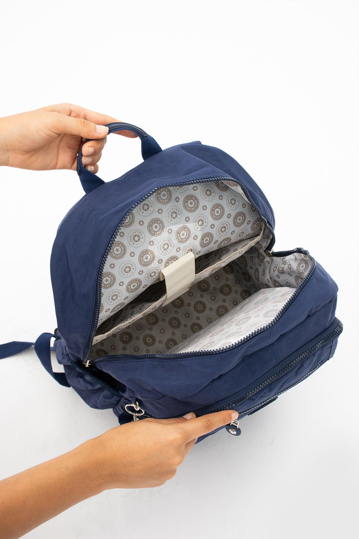 Ultra Hafif Çok Cepli Su Geçirmez Sırt Çantası Unisex Laci (Model: 571-2E) 