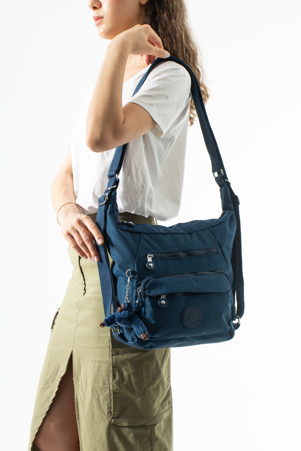 Çok fonksiyonel, Sırt ve Omuz, çantası, ultra hafif , su itici kumaş (Gündelik, spor, seyahat) Lacivert Model: 571-5R