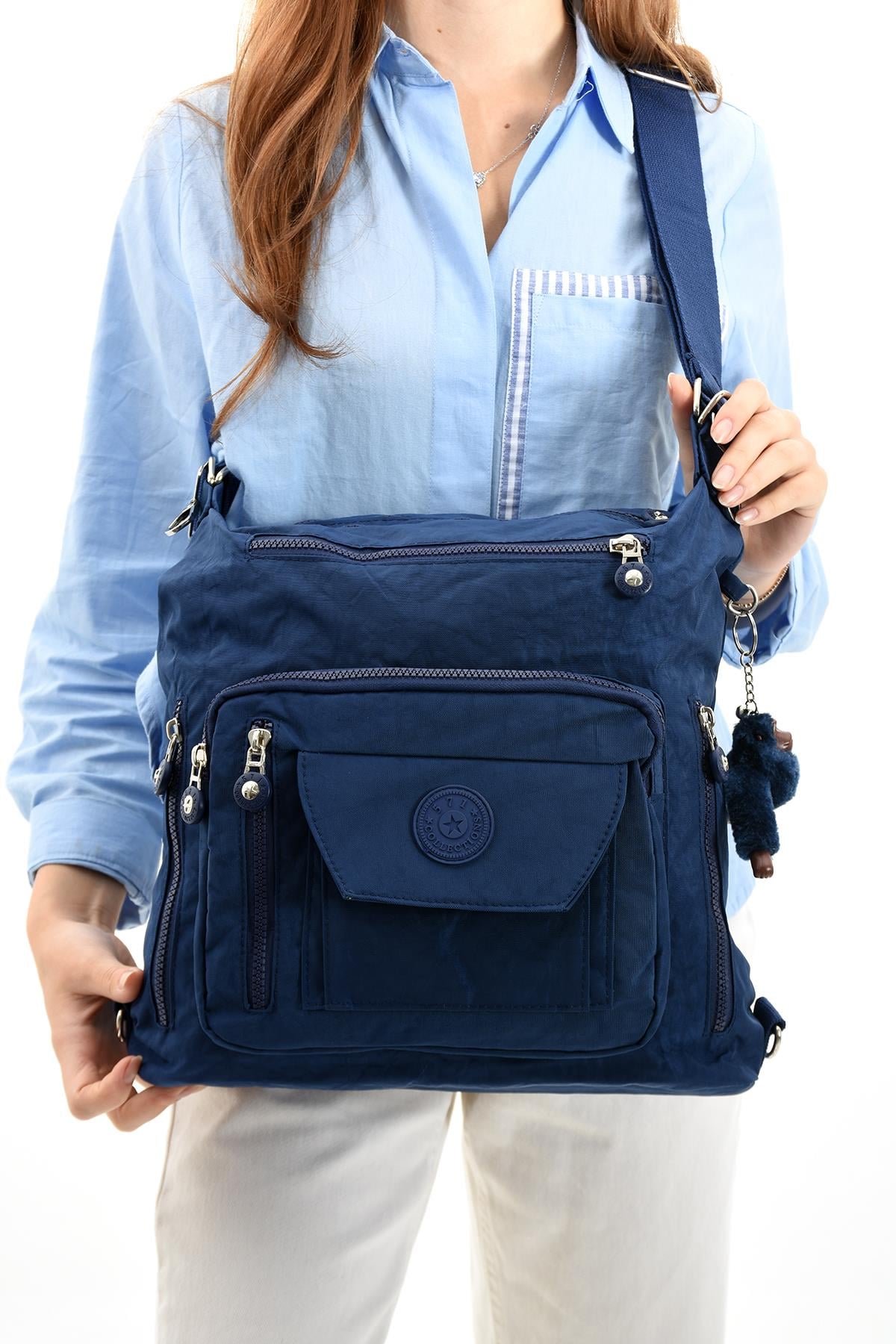 Ultra Hafif Hem Sırt Hem Omuz Kadın Çantası Laci (Model: 571-5B)