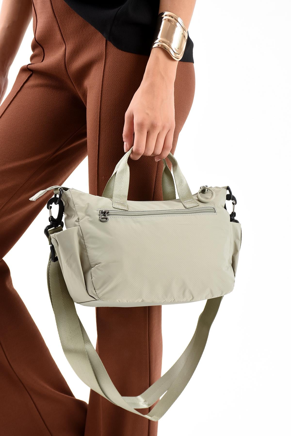 Ultra Hafif Şık Omuz El Çantası Vizon Model: (571-13-9K)