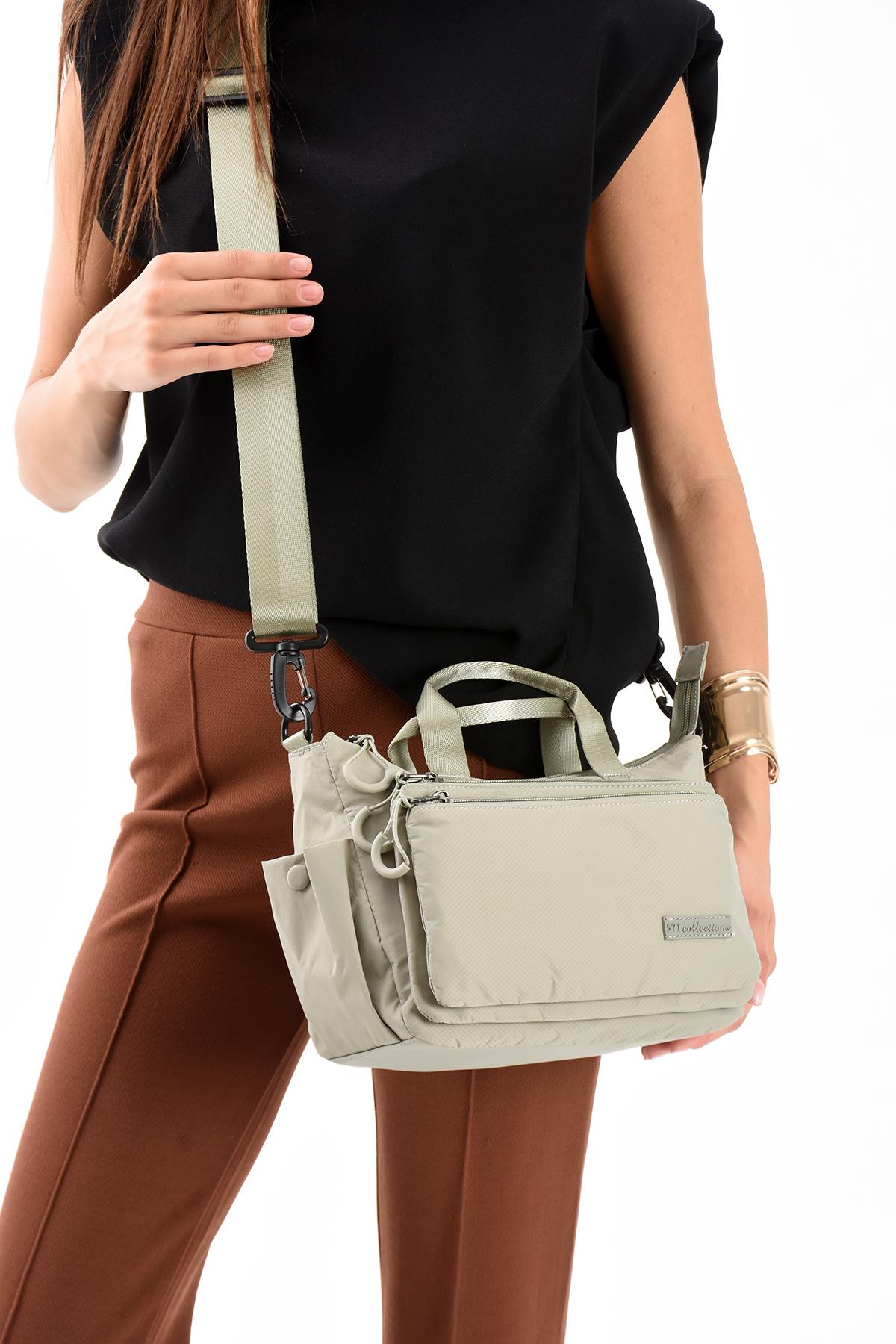 Ultra Hafif Şık Omuz El Çantası Vizon Model: (571-13-9K)