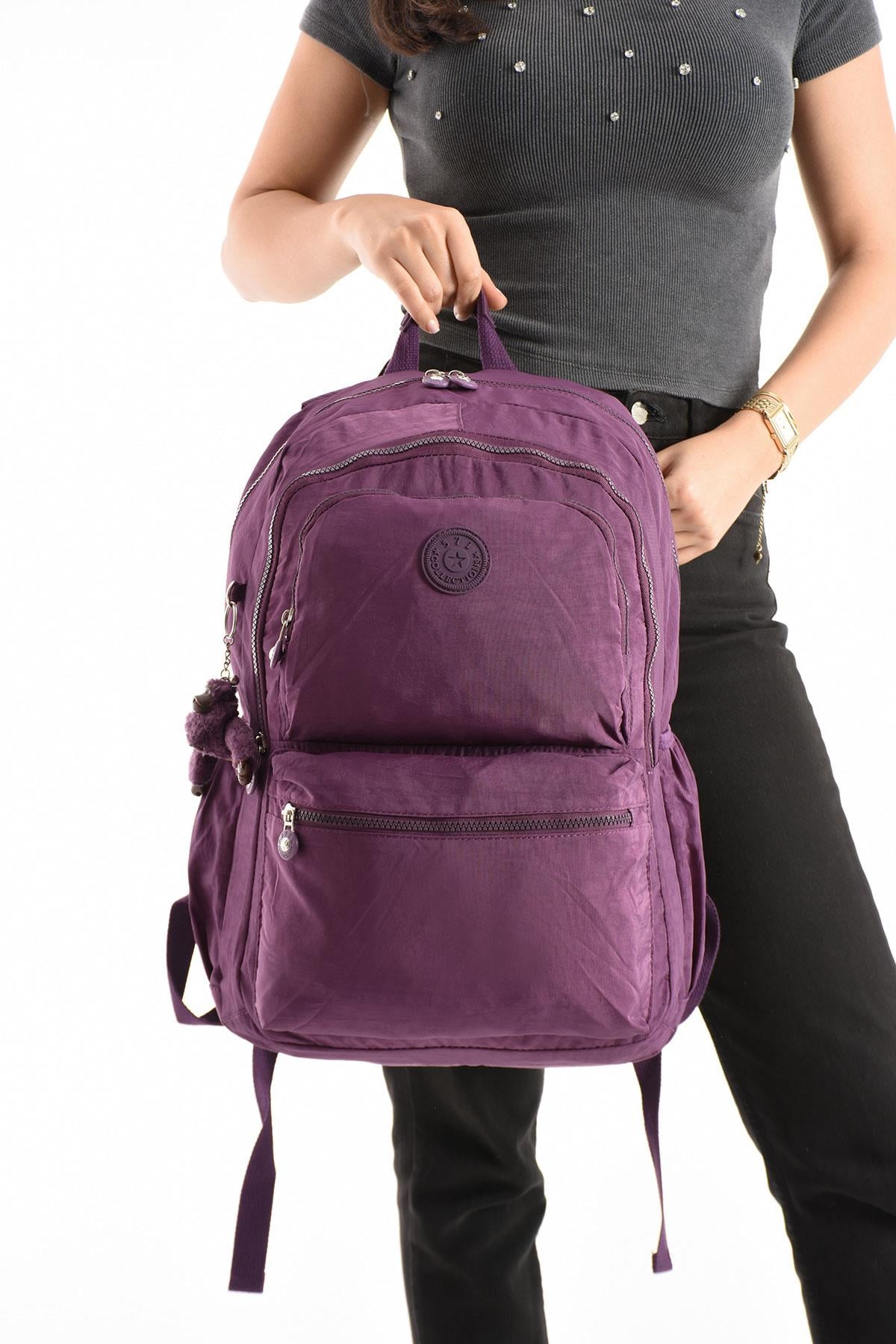 Ultra Hafif Sırt Çantası Okul Seyahat Unisex Mor (Model: 571-1C)