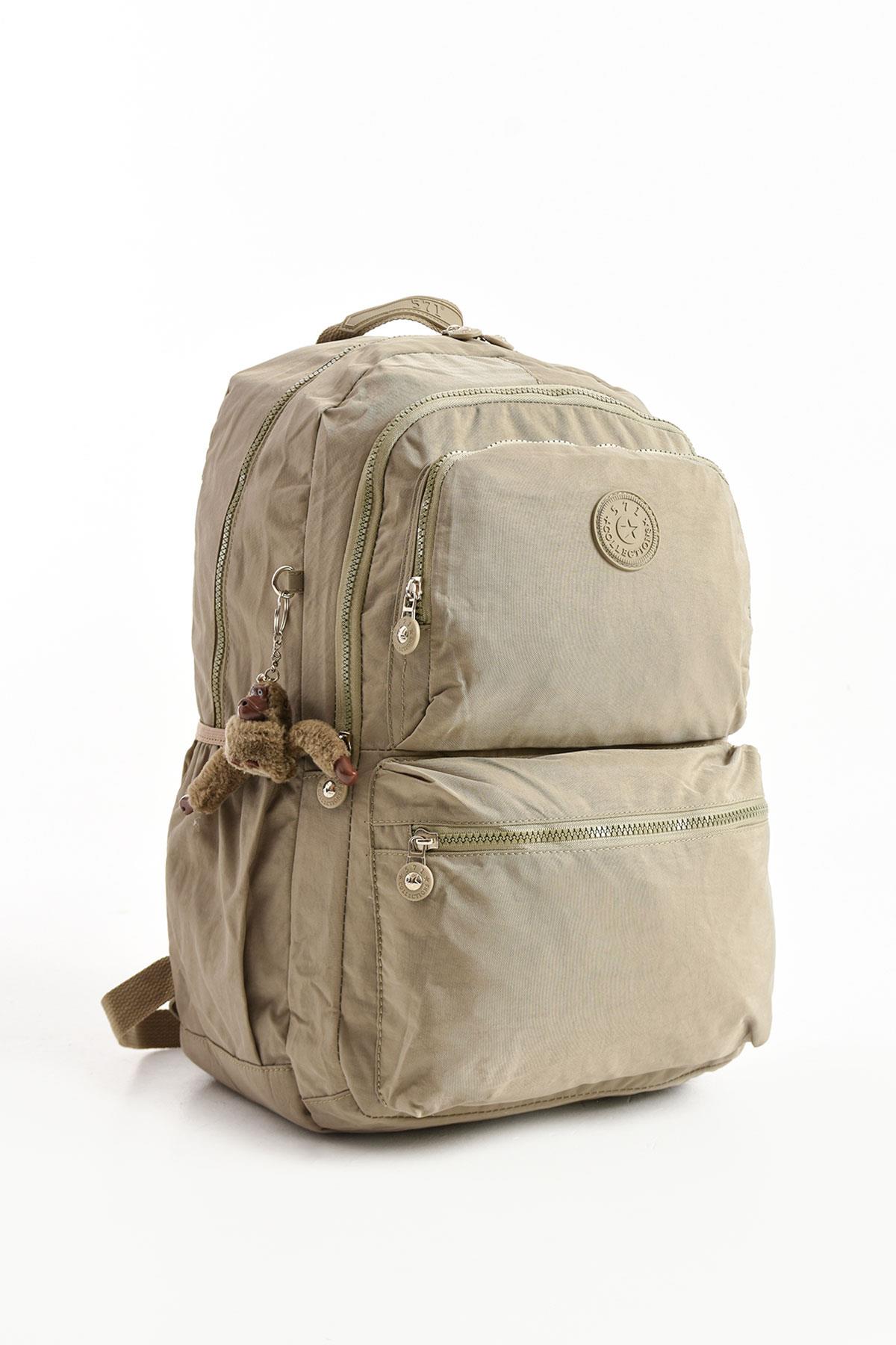 Ultra Hafif Sırt Çantası Okul Seyahat Unisex Vizon (Model: 571-1C) 
