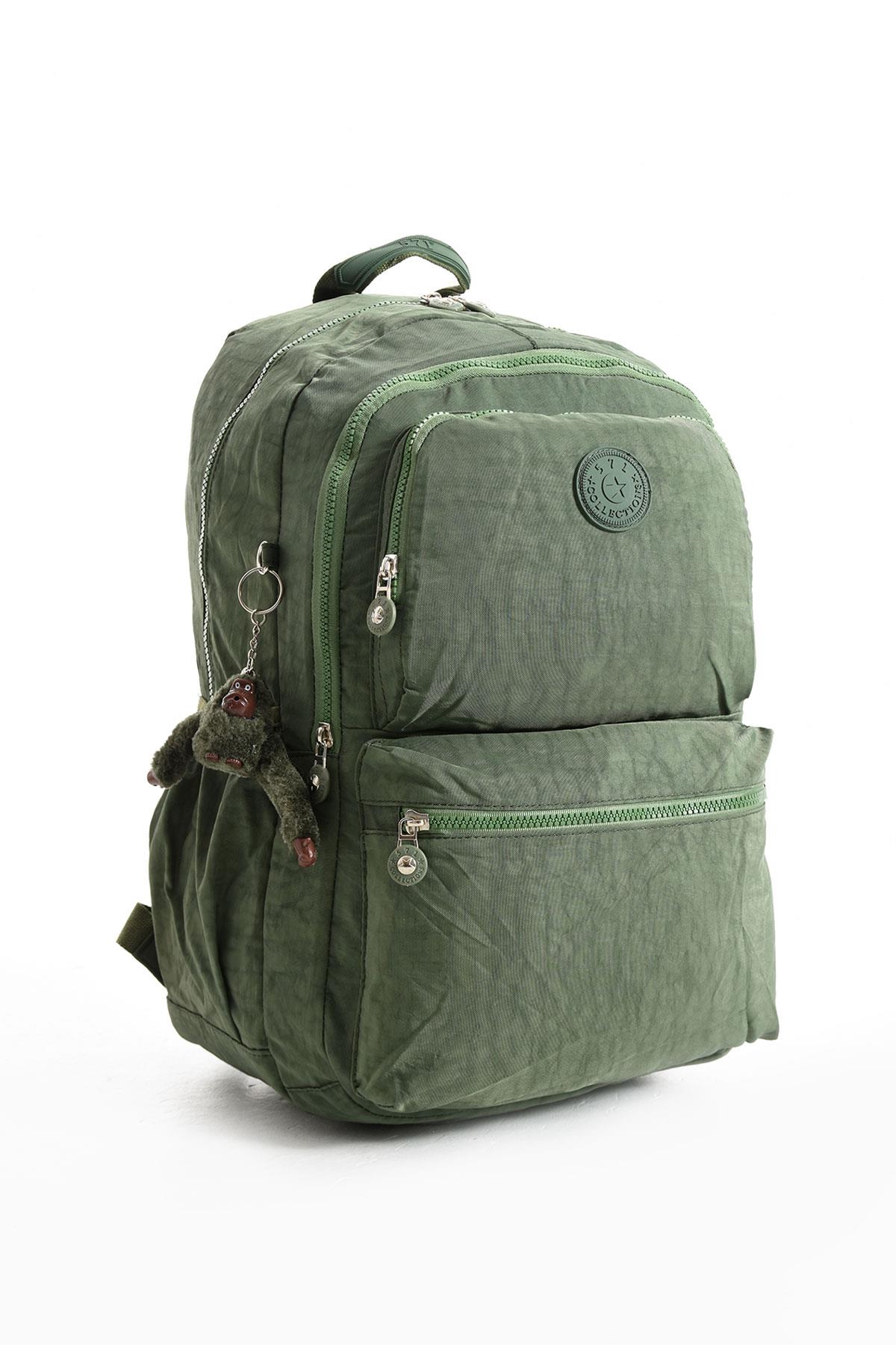 Ultra Hafif Sırt Çantası Okul Seyahat Unisex Yeşil (Model: 571-1C) 