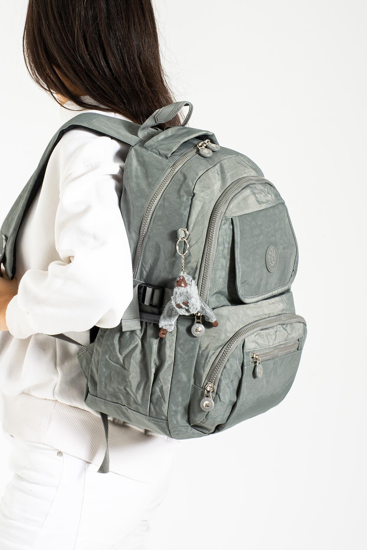 Ultra Hafif Sırt Çantası Unisex Gri (Model: 571-3D)