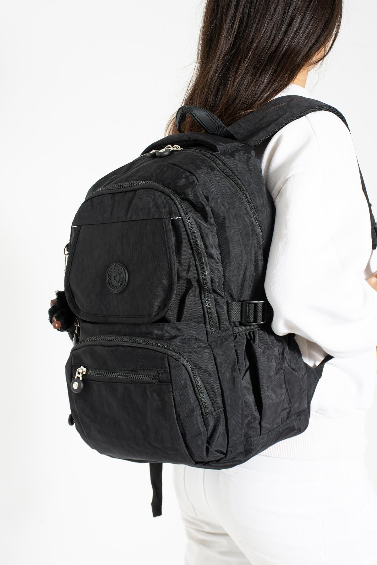 Ultra Hafif Sırt Çantası Unisex Siyah (Model: 571-3D)