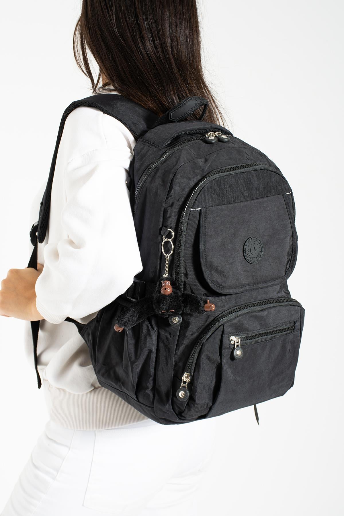 Ultra Hafif Sırt Çantası Unisex Siyah (Model: 571-3D)