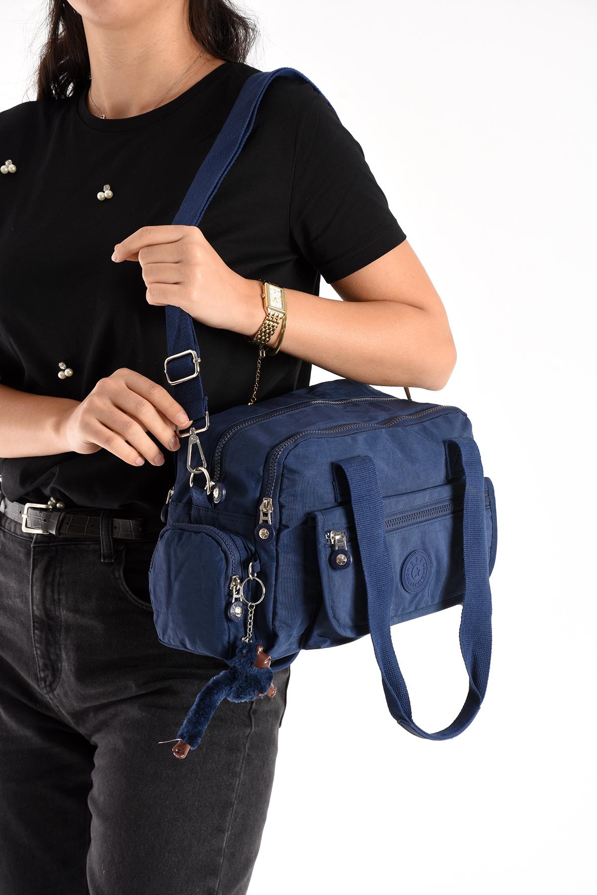Ultra Hafif Su Geçirmez Çok Cepli Omuz Çantası Laci (Model: 571-5M) 