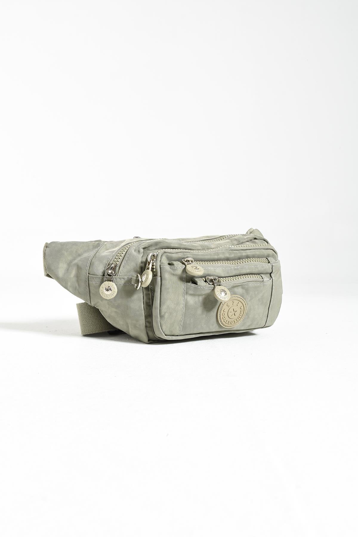 Çok Cepli Bel Çantası Vizon (Model: 571-7F)