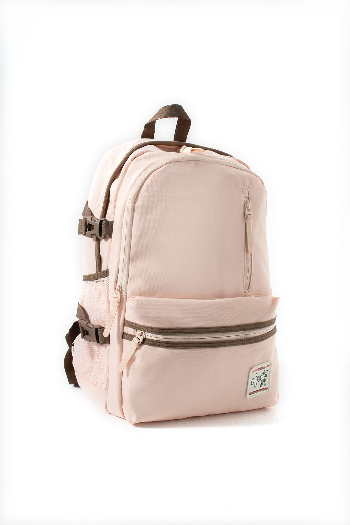 Unisex, Ultra Hafif, Çok Cepli, Sırt Çantası Pudra Pembe Model: (VNT-3C)
