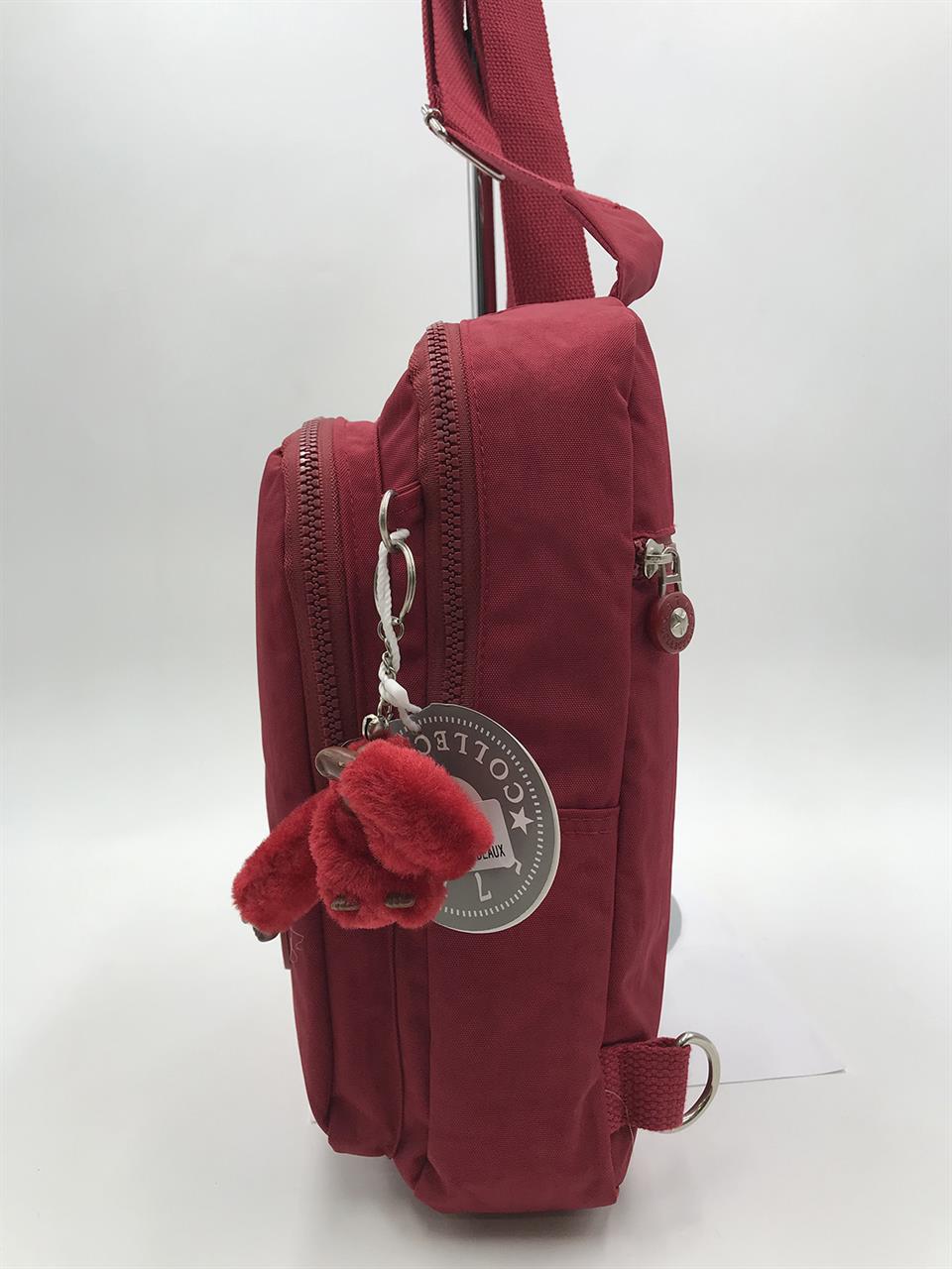Üç Bölmeli Bodybag Göğüs Omuz Çantası Unisex Kırmızı (Model: 571-8A)