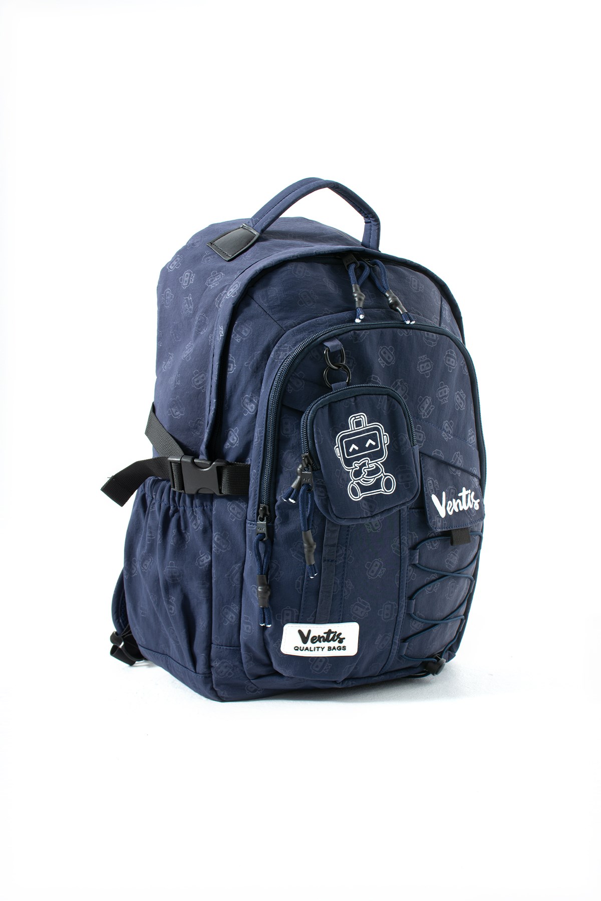 Unisex, Ultra Hafif, Çok Cepli, Sırt Çantası Lacivert Model: (VNT-9B)