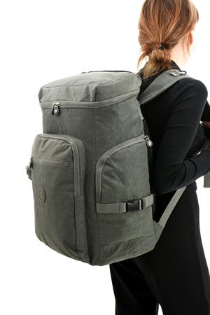 Büyük Boy Ultra Hafif Çok Bölmeli Dağcı Sırt Çantası Gri (Model: 571-7D) 