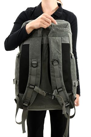Büyük Boy Ultra Hafif Çok Bölmeli Dağcı Sırt Çantası Gri (Model: 571-7D) 