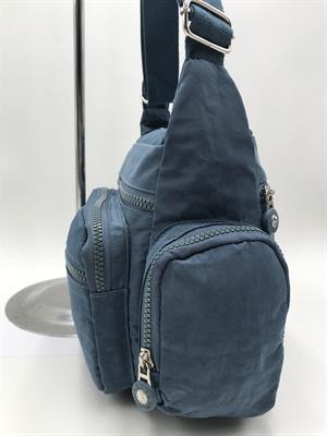 Çapraz Askılı Ultra Hafif Çok Cepli Omuz Çantası Mavi (Model: 571-6F)