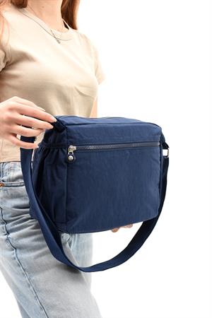 Çapraz Askılı Ultra Hafif Çok Cepli Bayan Omuz Çantası Laci (Model: 571-6D) 