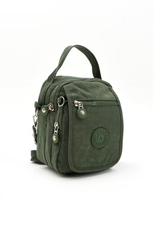 Çapraz Askılı Ultra Hafif Çok Cepli Unisex Çantası Yeşil (Model: 571-6K)