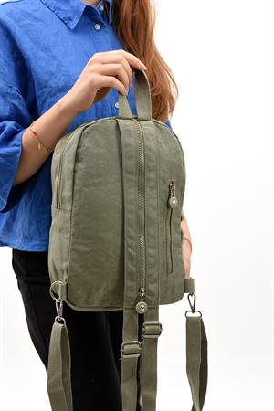Hem Sırt Hem Göğüs  Spor Genç Kadın Çantası Vizon(Model: 571-8D)