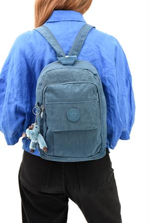 Hem Sırt Hem Göğüs  Spor Genç Kadın Çantası Mavi (Model: 571-8D)