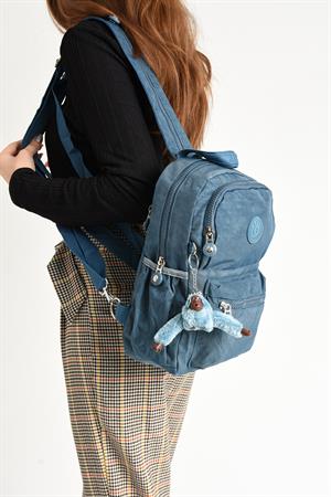Hem Sırt Hem Göğüs Spor Genç Kadın Çantası Mavi (Model: 571-8C) 