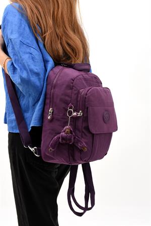Hem Sırt Hem Göğüs  Spor Genç Kadın Çantası Mor (Model: 571-8D)