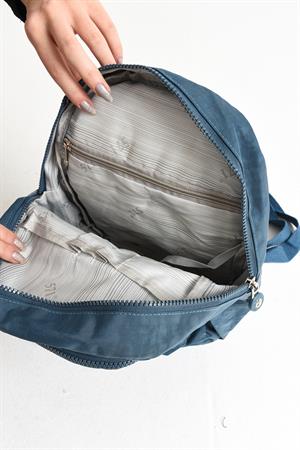 Hem Sırt Hem Göğüs Spor Genç Kadın Çantası Mavi (Model: 571-8C) 