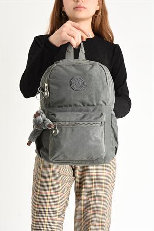 Hem Sırt Hem Göğüs Spor Genç Kadın Çantası Gri (Model: 571-8C) 
