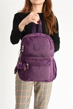Hem Sırt Hem Göğüs Spor Genç Kadın Çantası Mor (Model: 571-8C) 