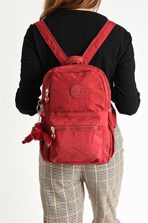 Hem Sırt Hem Göğüs Spor Genç Kadın Çantası Kırmızı (Model: 571-8C) 
