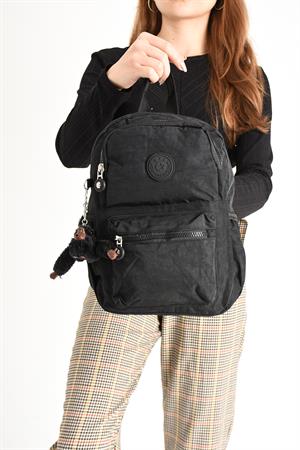 Hem Sırt Hem Göğüs Spor Genç Kadın Çantası Siyah (Model: 571-8C)