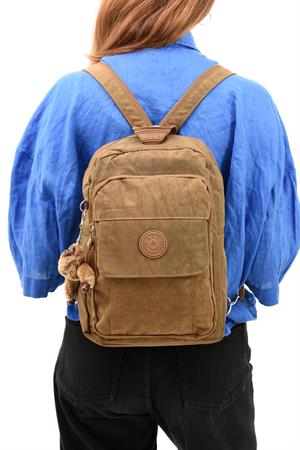 Hem Sırt Hem Göğüs  Spor Genç Kadın Çantası Taba (Model: 571-8D)