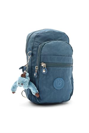 İki Bölmeli Unisex Göğüs (Bodybag) Çantası Mavi (Model: 571-8B) 