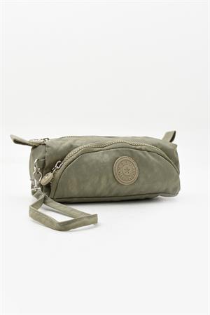 İki Bölmeli Kalemlik (Yıkanabilir ve Su Geçirmez, Makyaj Çantası ) Vizon (Model: 571-15J)