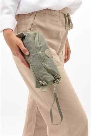 İki Bölmeli Kalemlik (Yıkanabilir ve Su Geçirmez, Makyaj Çantası ) Vizon (Model: 571-15J)