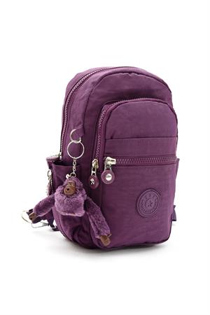 İki Bölmeli Unisex Göğüs (Bodybag) Çantası Mor (Model: 571-8B) 