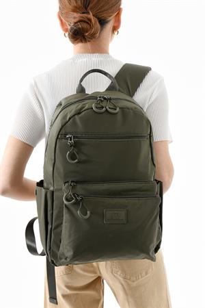 Orta Boy Sırt Çantası Ultra Hafif Çok Cepli Haki (Model:571-13-9B)