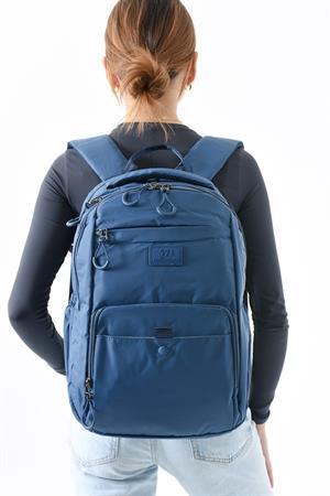 Orta Boy Sırt Çantası Ultra Hafif Çok Cepli Mavi (Model:571-13-9E)