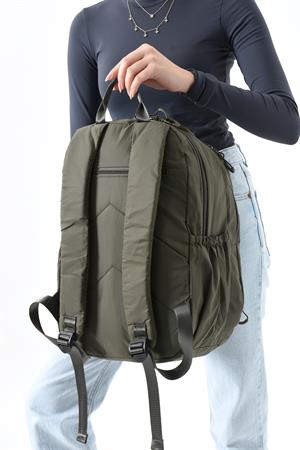 Orta Boy Sırt Çantası Ultra Hafif Çok Cepli Haki (Model:571-13-9E)