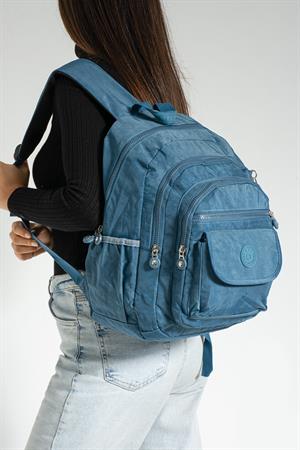 Orta Boy Sırt Çantası Ultra Hafif Çok Cepli Unisex Mavi (Model: 571-3J)