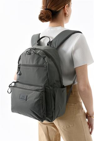 Orta Boy Sırt Çantası Ultra Hafif Çok Cepli Gri (Model:571-13-9B)