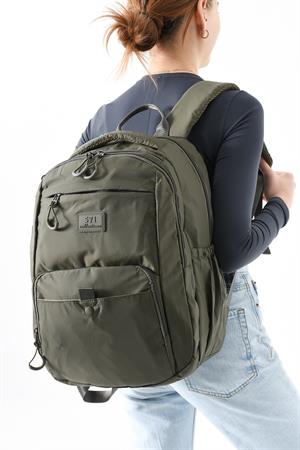 Orta Boy Sırt Çantası Ultra Hafif Çok Cepli Haki (Model:571-13-9E)