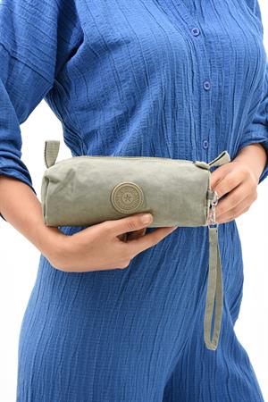 Tek Bölmeli Kalemlik (Yıkanabilir ve Su Geçirmez, makyaj çantası ) Vizon (Model: 571-15H)